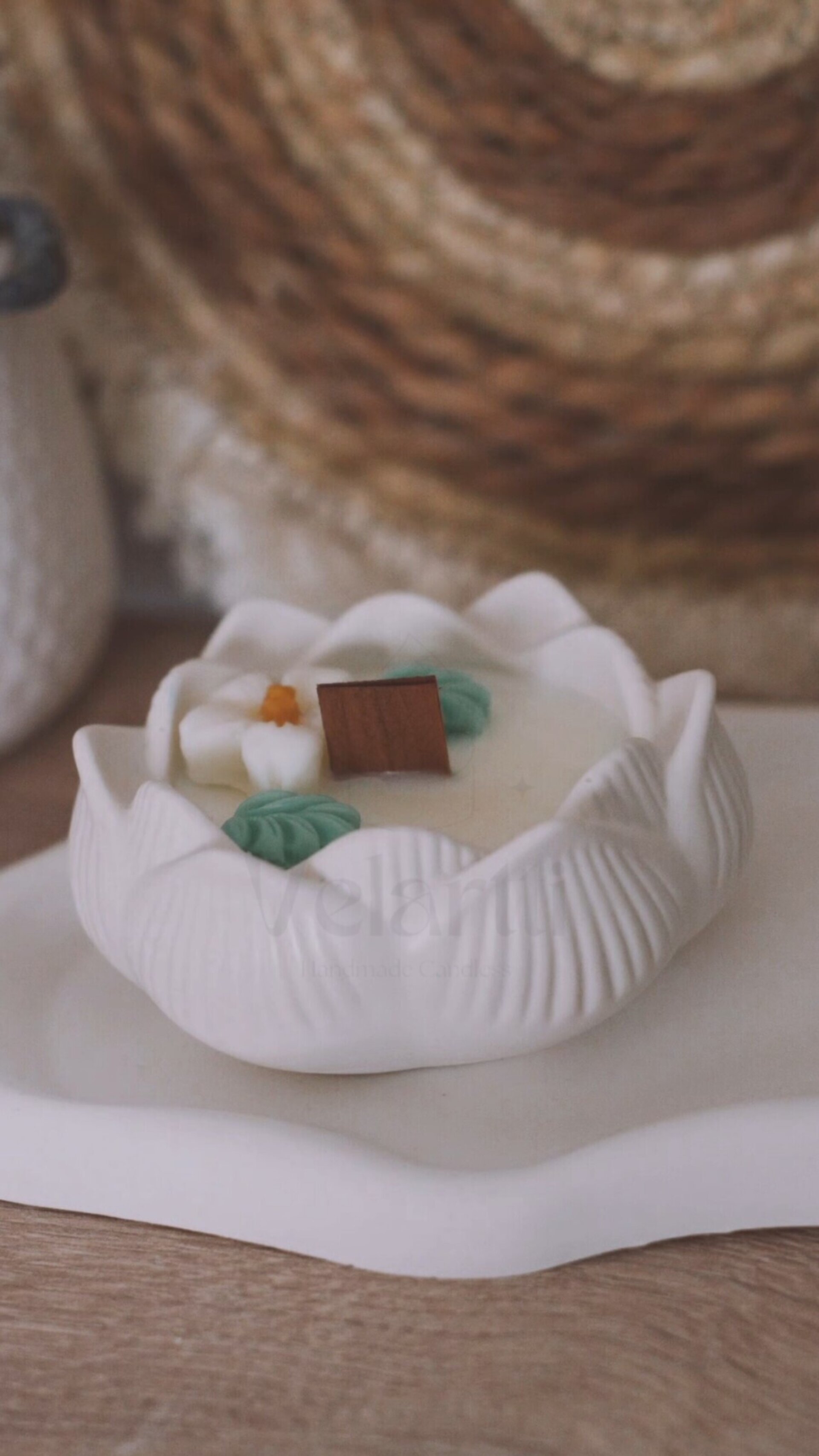 Vela flor de loto olor jazmín - 2